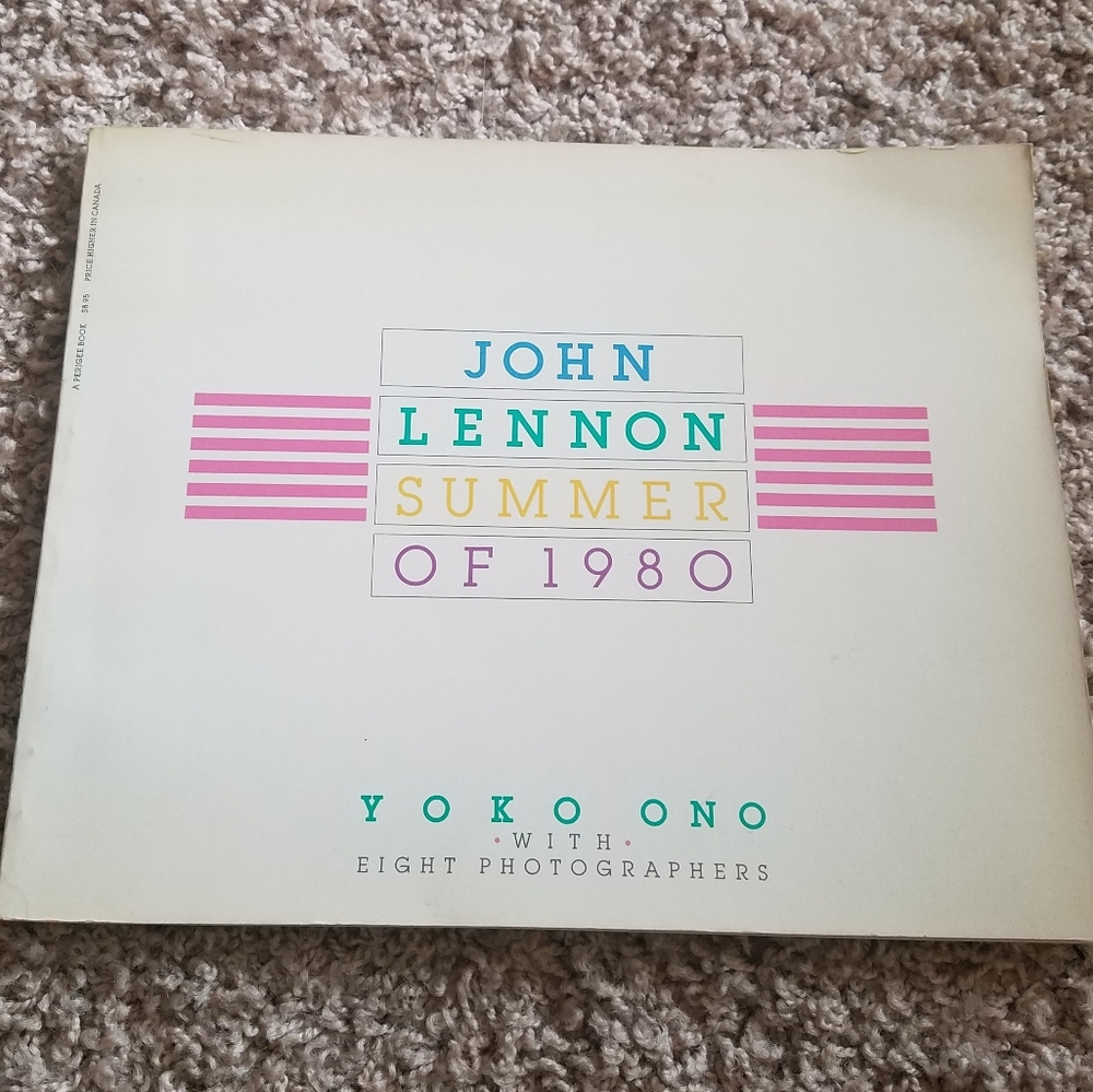 John Lennon Summer of 1980 photography book in good condition